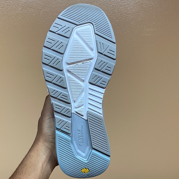 Fitville Rebound Core V1 Walking Sneakers “Sandy Gray Yellow White” Size 8.5EW - Picture 14 of 16